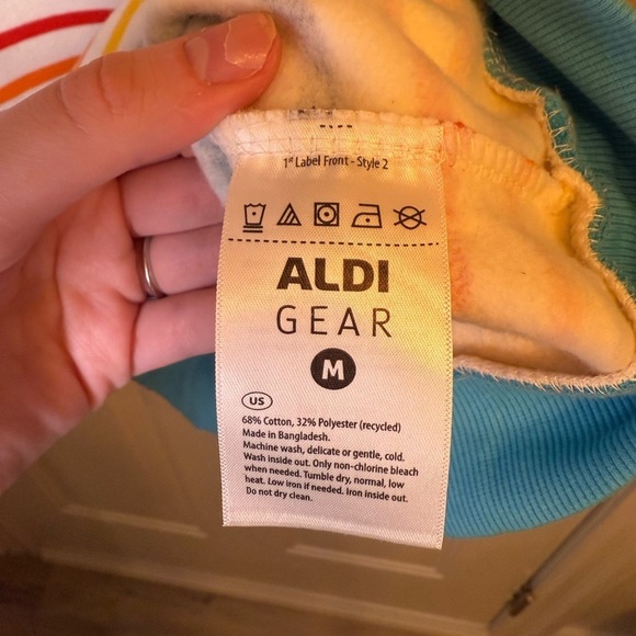 ALDI Gear 2024 Capsule Collection Sweatshirt striped women’s M - Picture 5 of 5